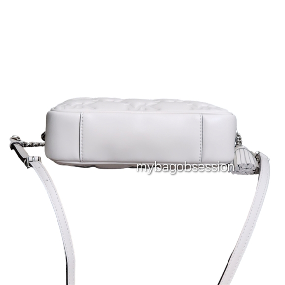 Michael Kors Jet Set MD Crossbody White - Picture 5 of 9